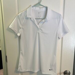 Nike Women's Dri-Fit White Performance Polo